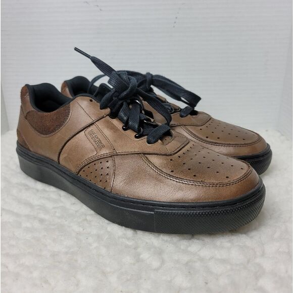 SAS High Street Men's Lace Up Sneaker Size 11 Mahogany Wide Comfort Casual Shoes - Picture 1 of 11